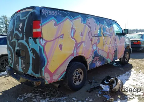 2006 GMC Savana Work Van z USA, uszkodzony, nr VIN 1GTGG25VX61147097